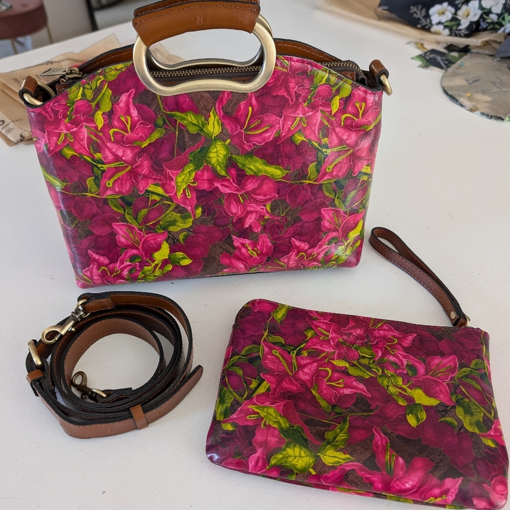 Patricia Nash Satchel and Wristlet